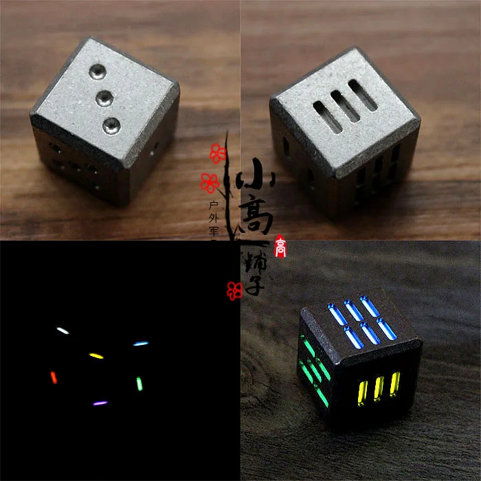 

Make Beidou titanium alloy EDC transport dice hand-made tartar ornaments that can cool wine and drink.