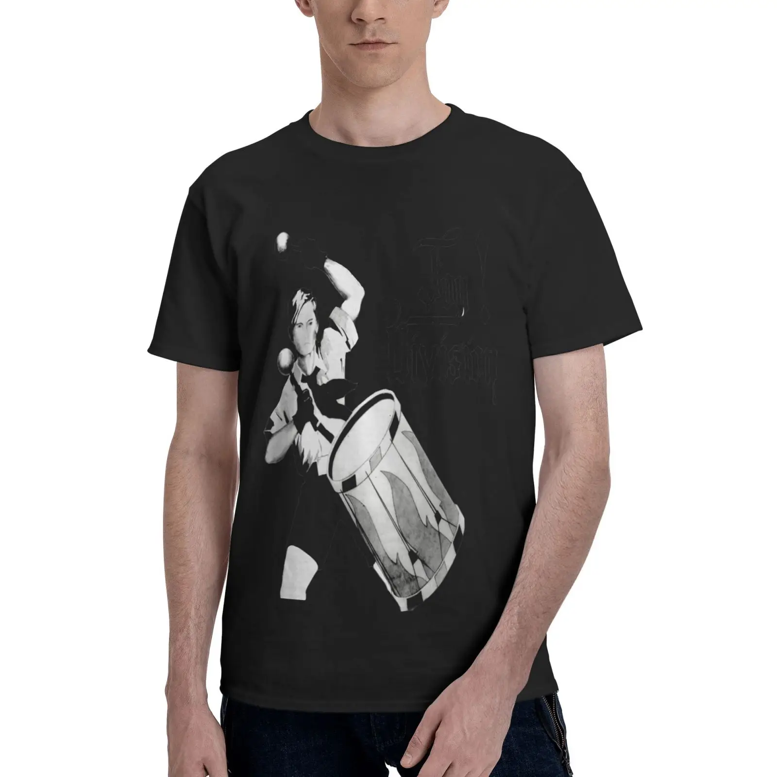 

Футболка мужская с надписью «Joy Division An Ideal For Living», хлопковая тенниска, майка для мужчин