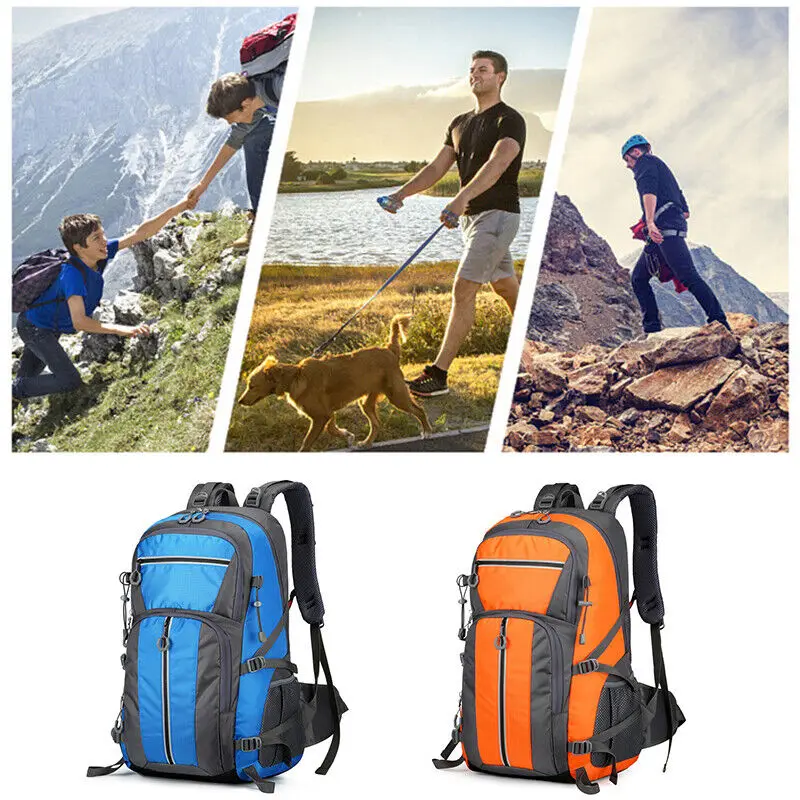 

Waterproof Outdoor Backpack Rucksack Mountaineering Camping Climb Hiking Shoulder Bag Travel Large Capacity Trekking