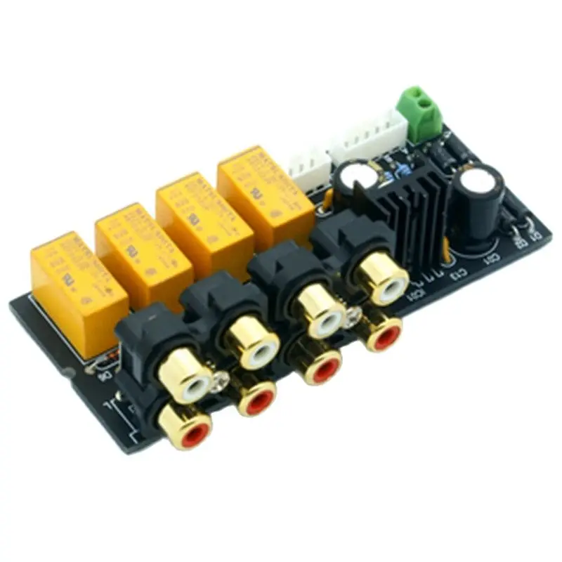 

Assemble HiFi Preamplifier Stereo Audio Signal Selection Switch Board