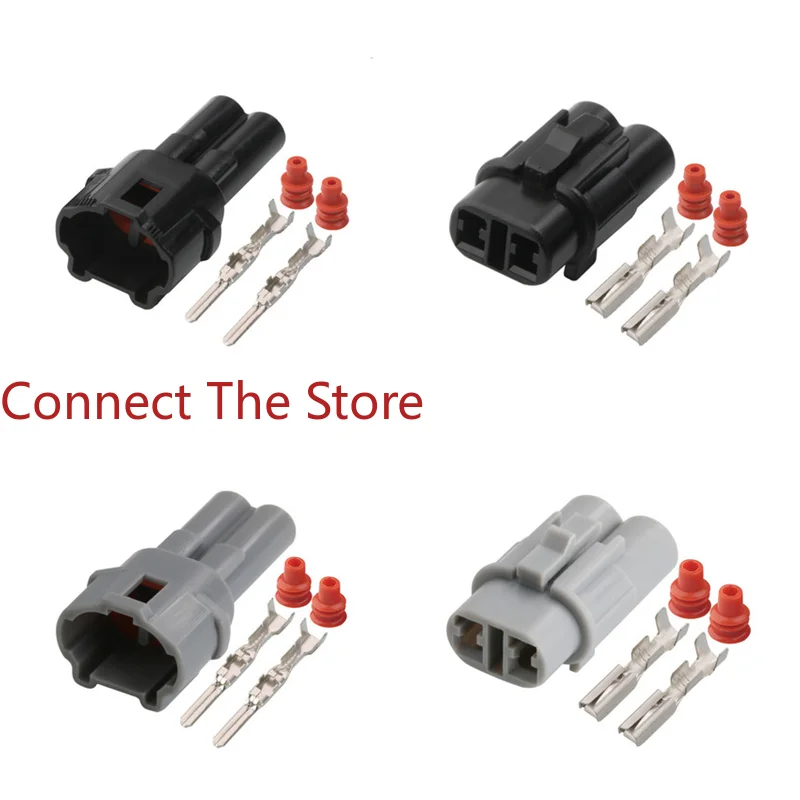 

10PCS 2P Automobile Waterproof Connector Plug DJ7026-2-11/21 Domestic 6187-2311 6180-2321