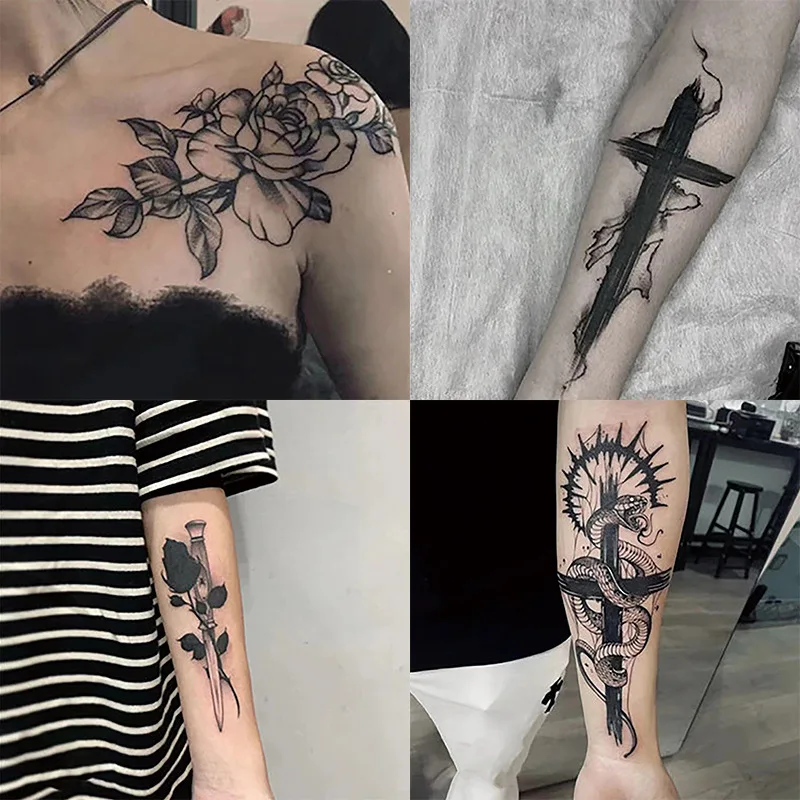 

Тату-наклейки аниме на тело для мужчин и женщин, 3 шт.