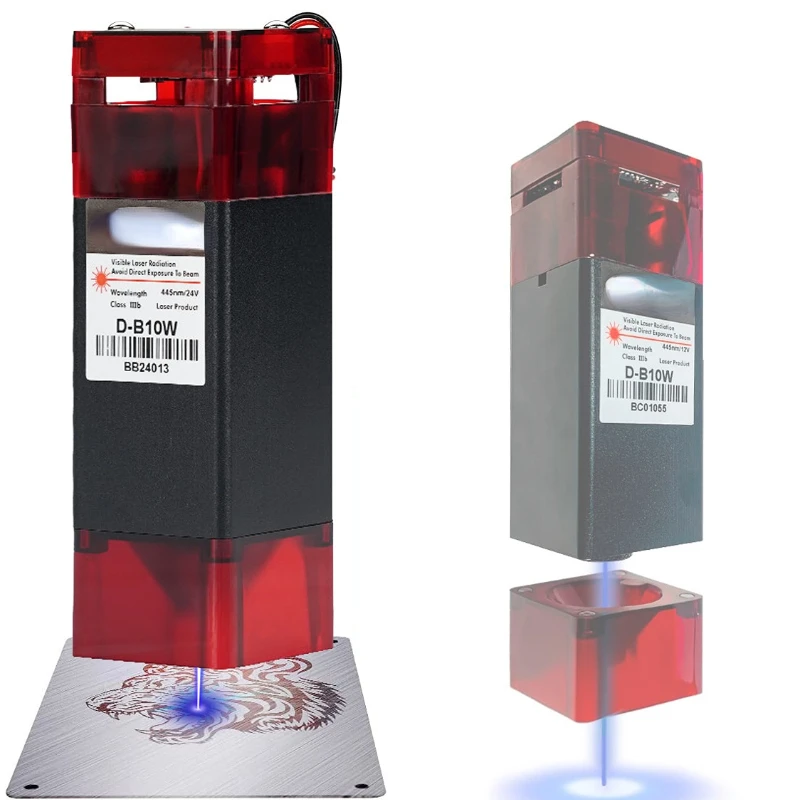 

Высокомощный модуль диодного гравировального режущего станка Twotrees с TTL головкой для профессиональной резки фанеры 5-8 мм