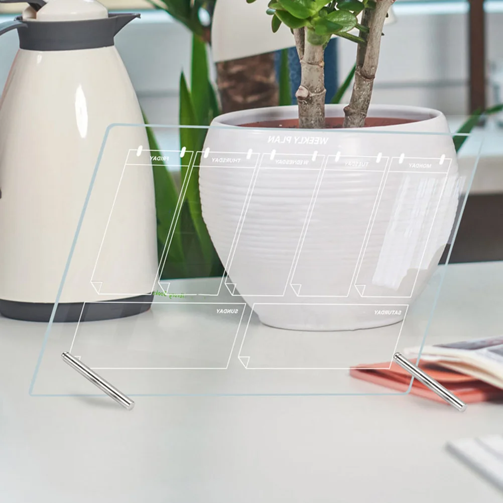 

Transparent Writing Board Acrylic White Memo Refrigerators Desktop Calendar The List Whiteboard