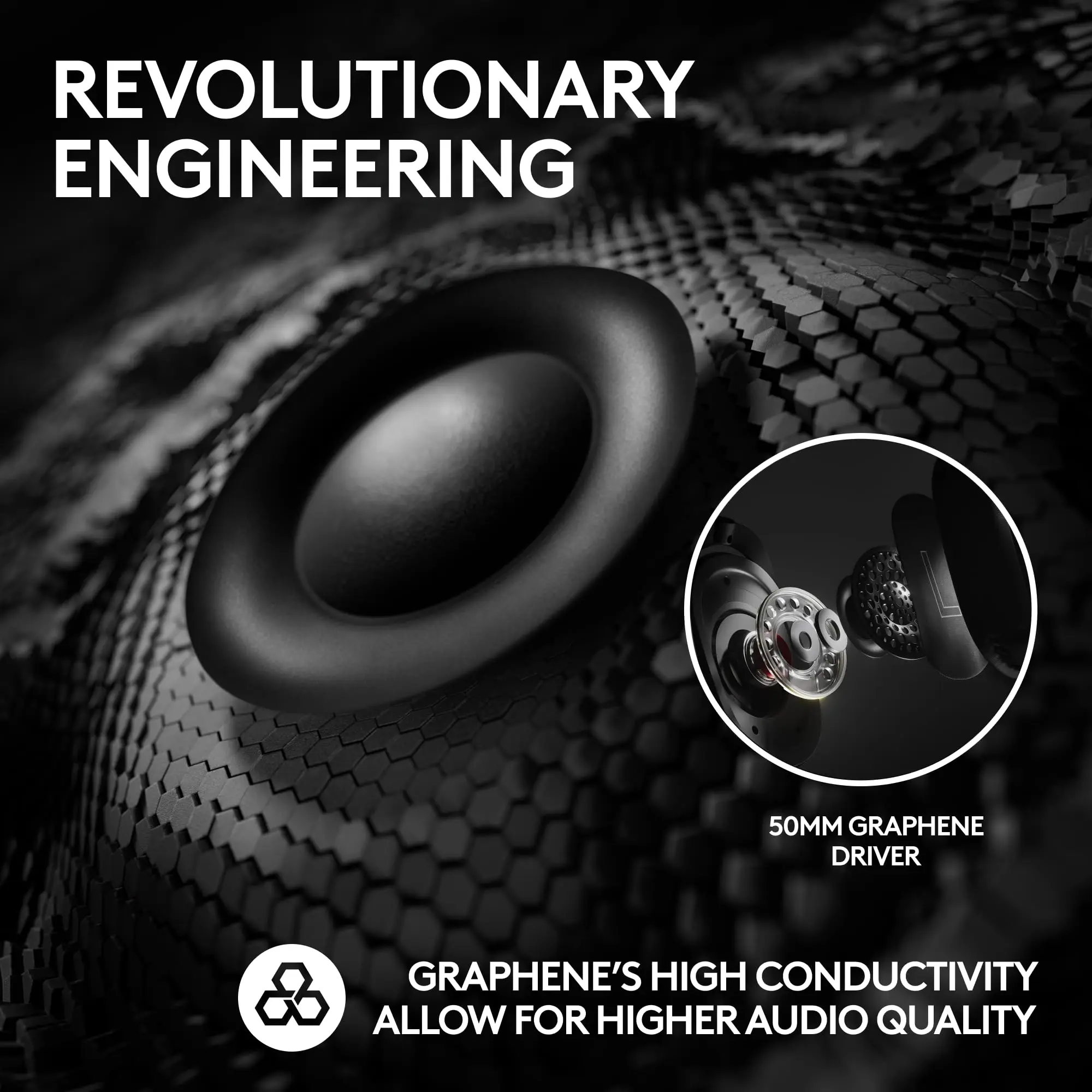 Фото Беспроводная гарнитура Logitech G PRO X 2 с микрофоном, 50-мм графеновыми динамиками, трехрежимным подключением Lightspeed, шумоподавлением, для киберспорта, игровые наушники №4