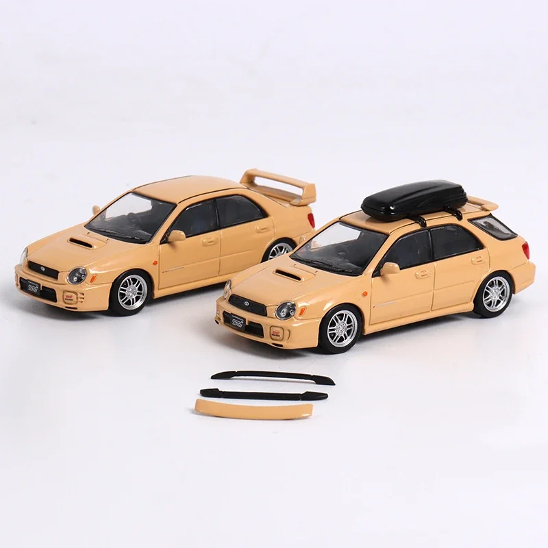 Литая под давлением модель автомобиля Furuya 1:64 Impreza WRX STi Sedan/Wagon Mk2 GD/GG 2024 издание HEC