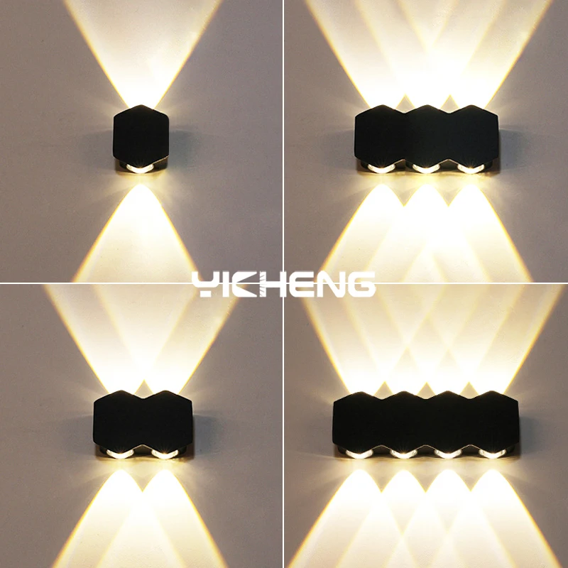 

LED Wall Lamp Waterproof Outdoor Wall Light Porch/Garden/Bedroom Indoor Modern Nordic Sconce Luminaire 2/4/6/8/10/12W AC85-265V