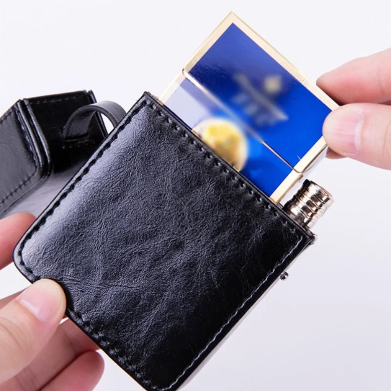 1 коробка простой чехол из искусственной кожи 20 шт./упак. толстый портсигар со