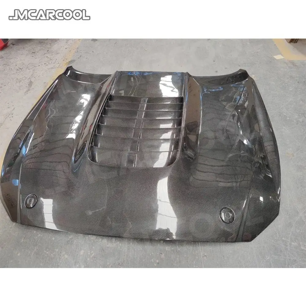 Передняя решетка капота двигателя из углеродного волокна крышка для Ford Mustang Coupe
