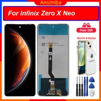 ansimba original lcd for infinix zero x neo x6811 lcd display touch screen digitizer assembly replacement with free clear case
