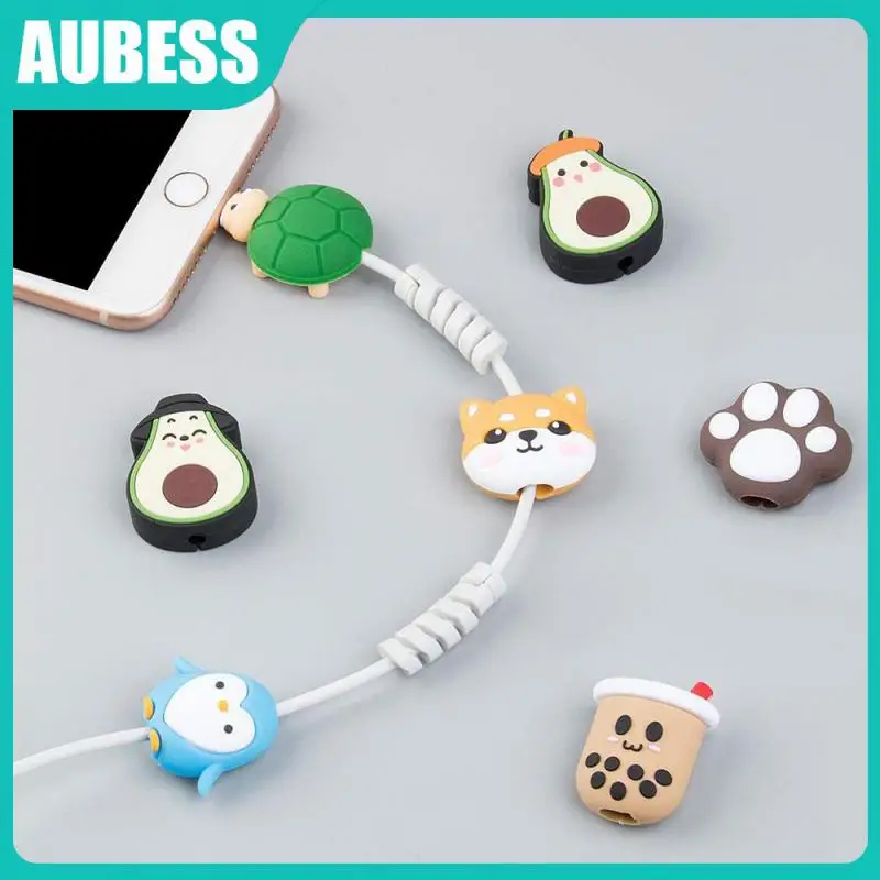 

1pcs Portable Cable Protection Cute Data Cable Protective Durable Data Line Cord Protector For Iphone 13/12pro Ipad20 Mini
