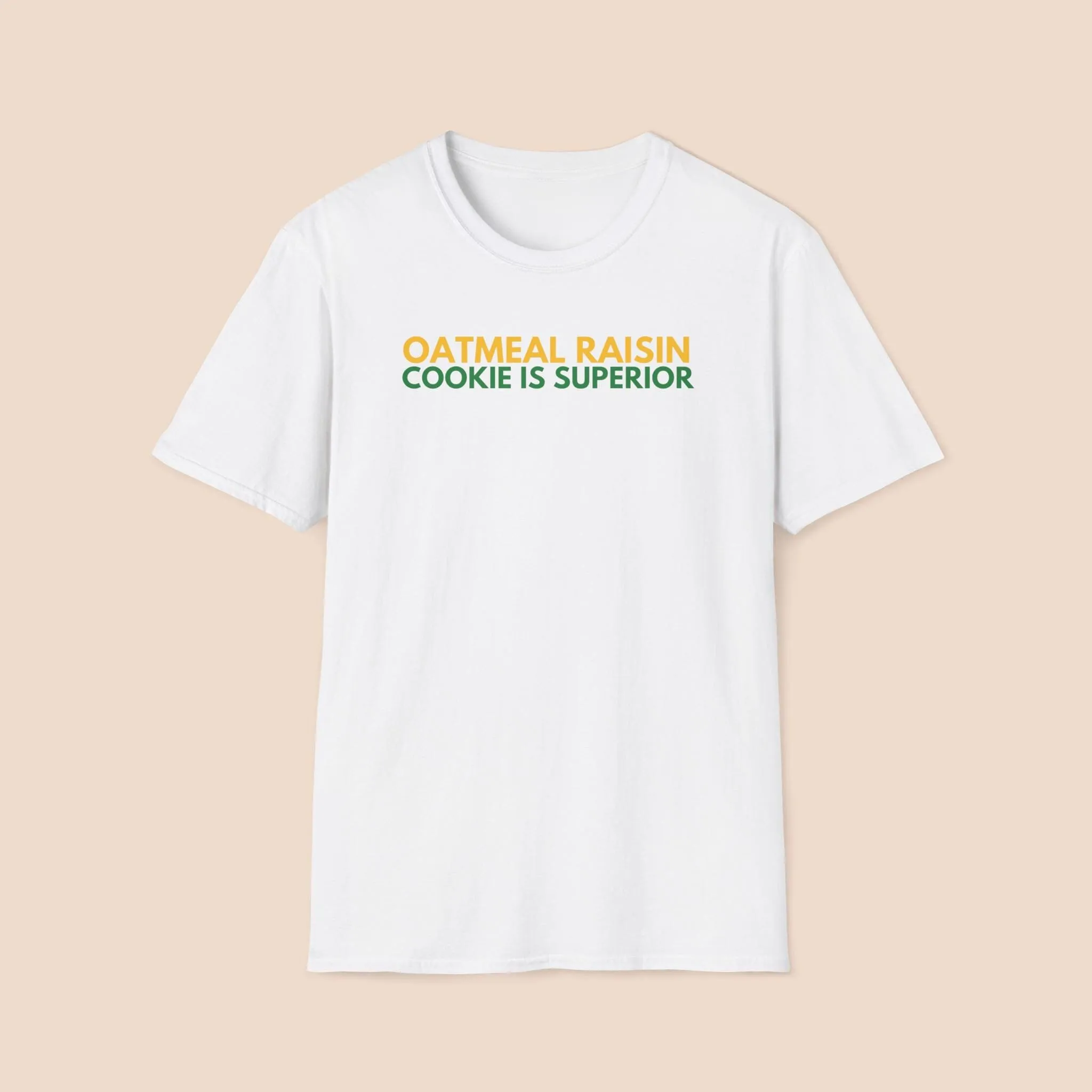 Овсяная мука изюминка печенье-Превосходная футболка для любителей печенья