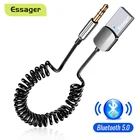 Essager Aux Bluetooth-адаптер, аудиокабель для автомобилей, USB Bluetooth Разъем 3,5 мм, приемник, передатчик, Музыкальные динамики, ключ свободные руки