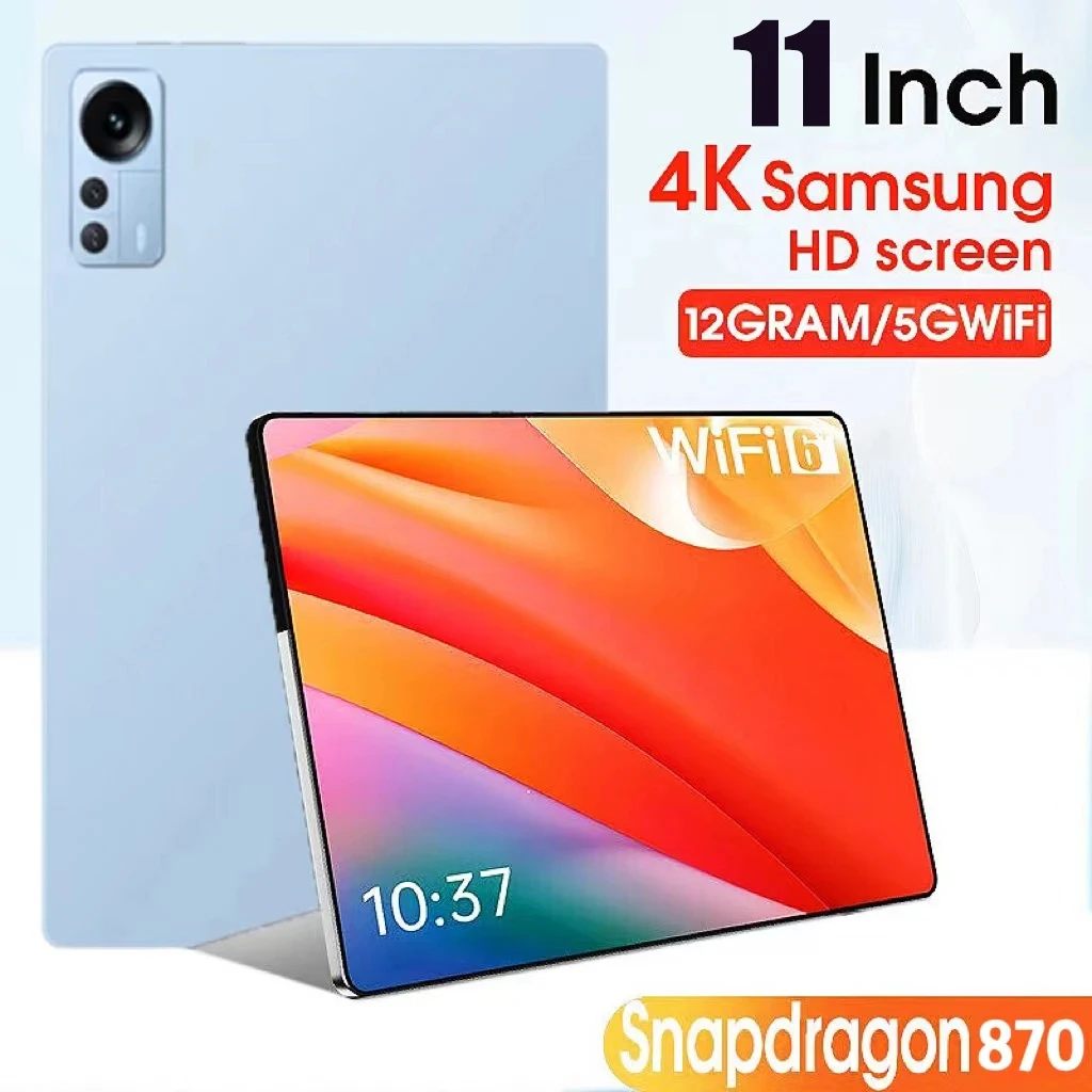 

10,1-дюймовый планшет с четырёхъядерным процессором Snapdragon 2023, ОЗУ 12 Гб, ПЗУ 12,0 ГБ, 870 Гц, 512 мАч