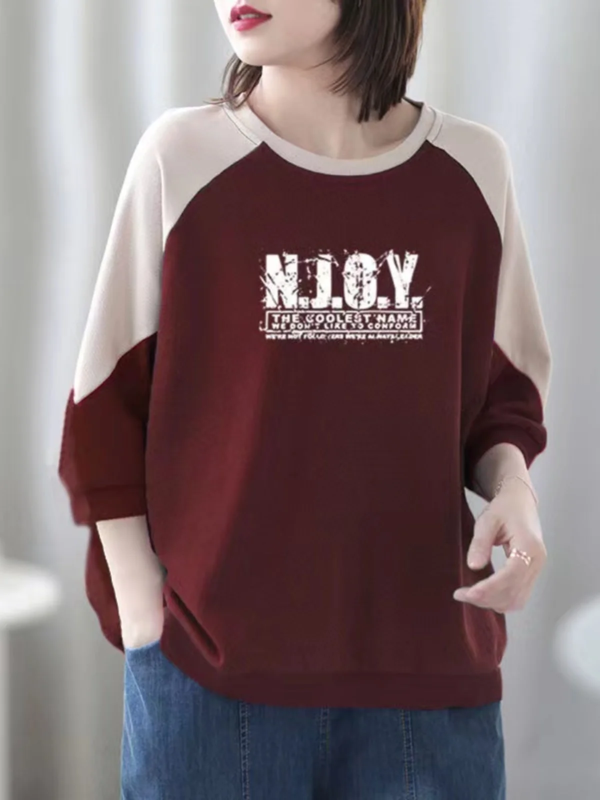 Foreign Trade Italy Big Brand Women clothes Clearance European Goods Cotton T-shirt Women's Casual Loo...