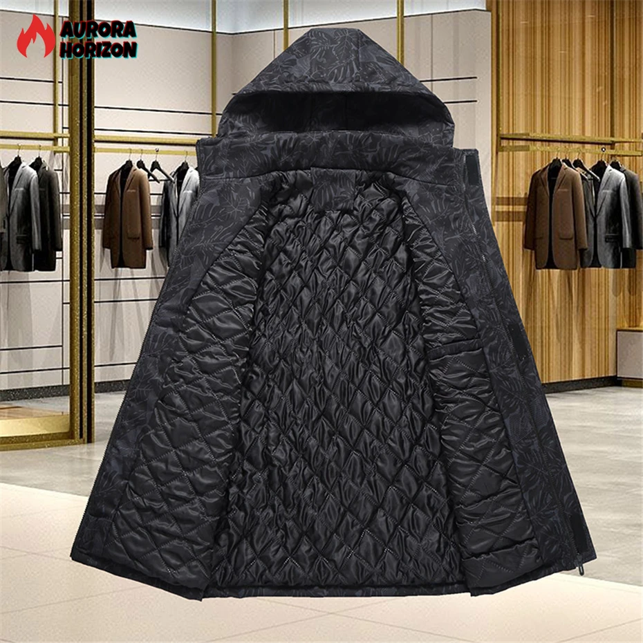 AuroraHorizon 2023 Winter Parkas Men Plus Size 8XL 10XL Thick Jackets Coats Fashion Casual Windbreaker 150kg Male Big Size 10XL