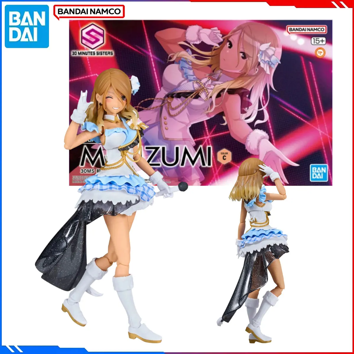 Фото Подлинный Bandai, оригинальный комплект модели THE IDEO MASTER SHINYCOLORS, 30MS, аниме-фигурки, модель MEI IZUMI, игрушка в подарок, детский рождественский подарок №1