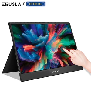15 6inch touch panel portable monitor usb type c hdmi compatible computer touch monitor for ps4 switch xbox one laptop phone free global shipping