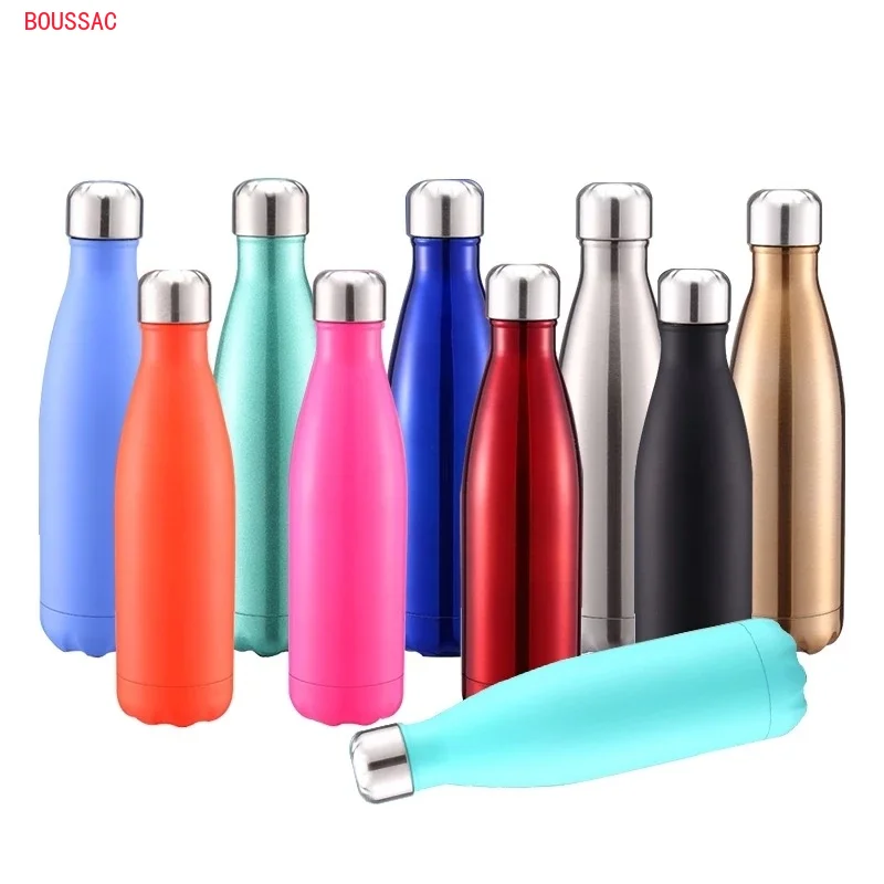 

350/500/750/100ML 304 Stainless Steel vacuum flask bottle Double Wall Thermos Stainless Steel Water Bottle Sports Bottle