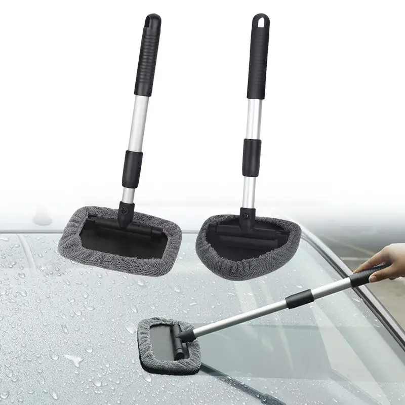 

Windshield Cleaning Tool ABS Strong Absorbent Car Wash Brush with Extendable Handle for Trucks SUVs/RVs Car Accessories