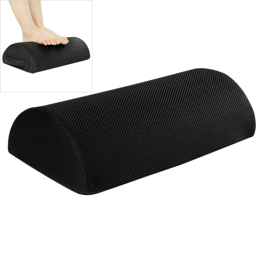 

Ergonomic Feet Pillow Semicircle Foot Rest Pad Relaxing Cushion Support Foot Rest Home Office Computer Work Foot Rest Cushion