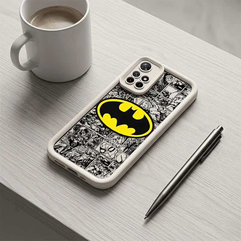 Фото Противоударный чехол для телефона B-Batmans Hero для Xiaomi Redmi Note 8 9S 10S 11 Pro Plus 12S 13 Pro+ 14S 15 Pro Plus №4