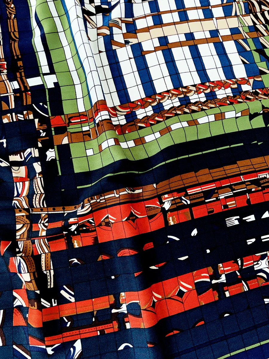 Шелковый кашемировый шарф 130 см скрученные шали Herms зимние мягкие пашмины