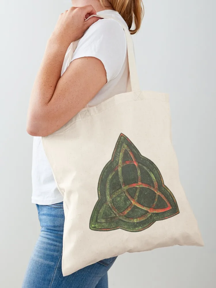 Book of Shadows - Charmed Triquetra Design Tote Bag эко-сумка складная большая сумка для женщин холщовая