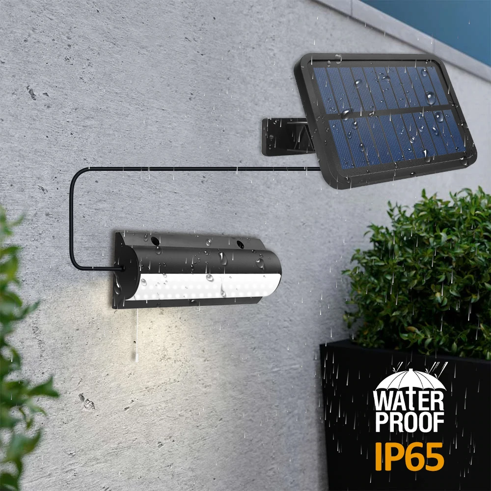 Подвесной светильник на солнечной батарее двойная лампа для сада с разделением