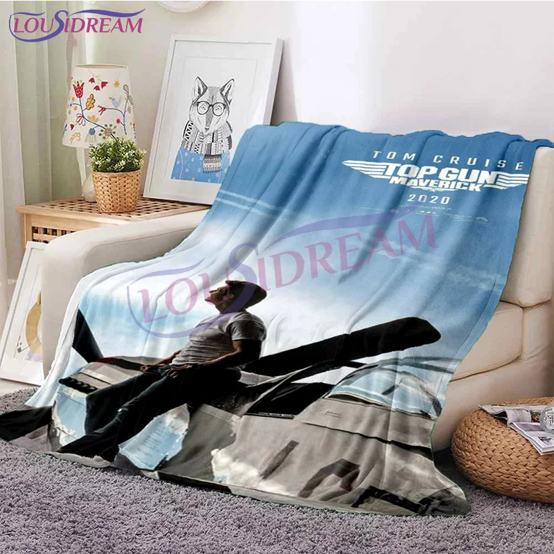 

Одеяло Top Gun флисовое, фланелевое, для гостиной, спальни, диванчика, портативное, теплое, в стиле ретро