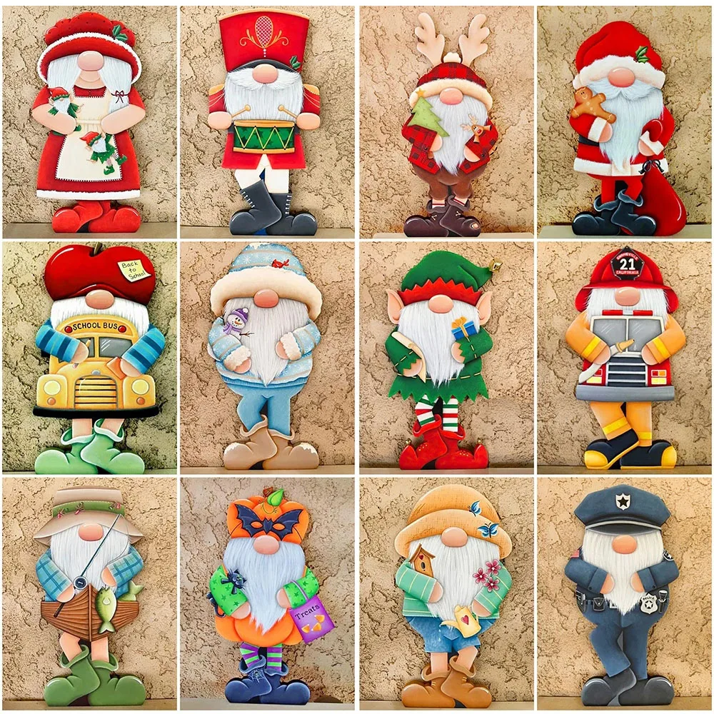 

5D алмазная вышивка «сделай сам», картина с Сантой на всю площадь, наборы для вышивки крестиком, мозаика, рождественский подарок для украшени...