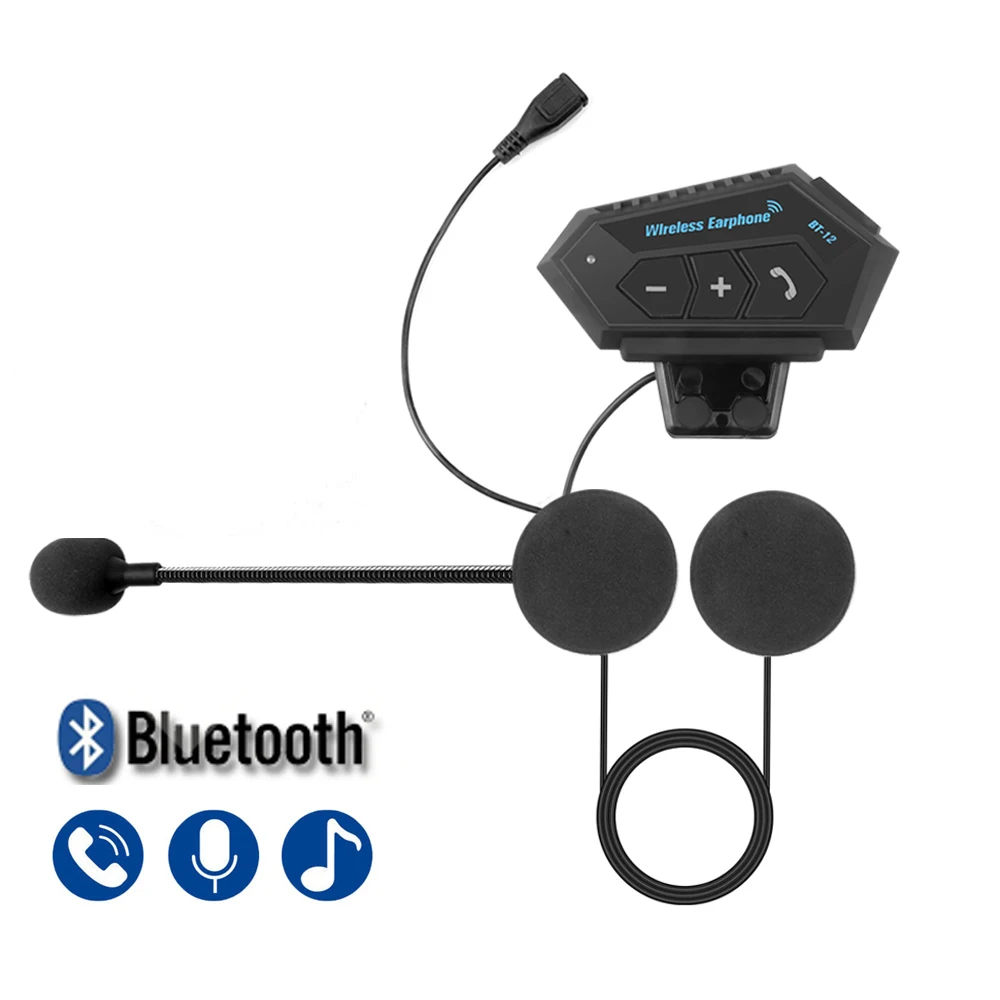 Bluetooth 4,2 гарнитура для шлема, беспроводная универсальная пара ...