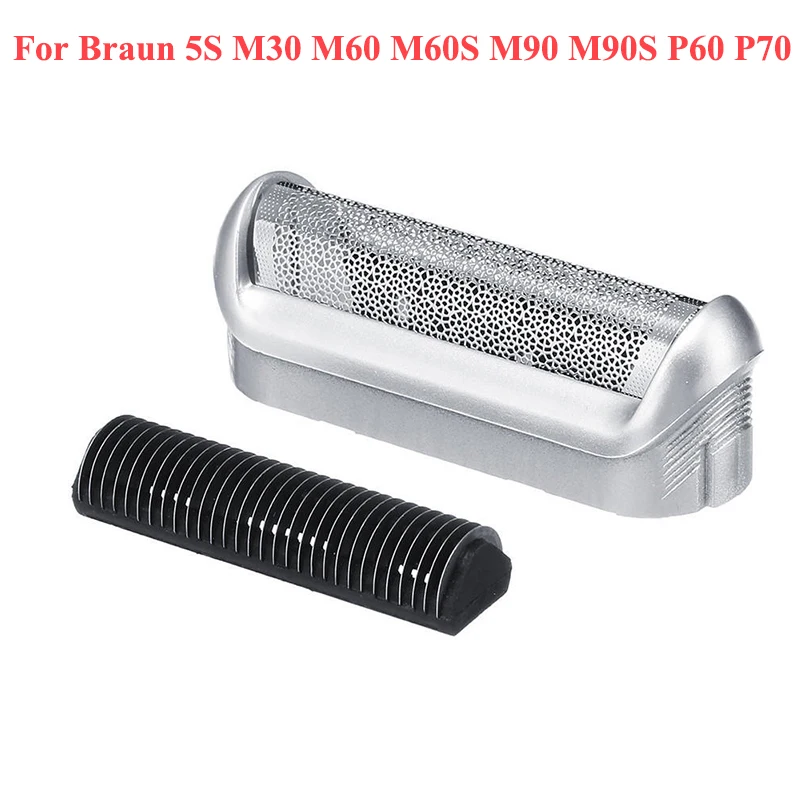 Blade Cutter Foil Shaver Head Foil Replacement For Braun 5s M30 M60 M60s M90 M90s P60 P70