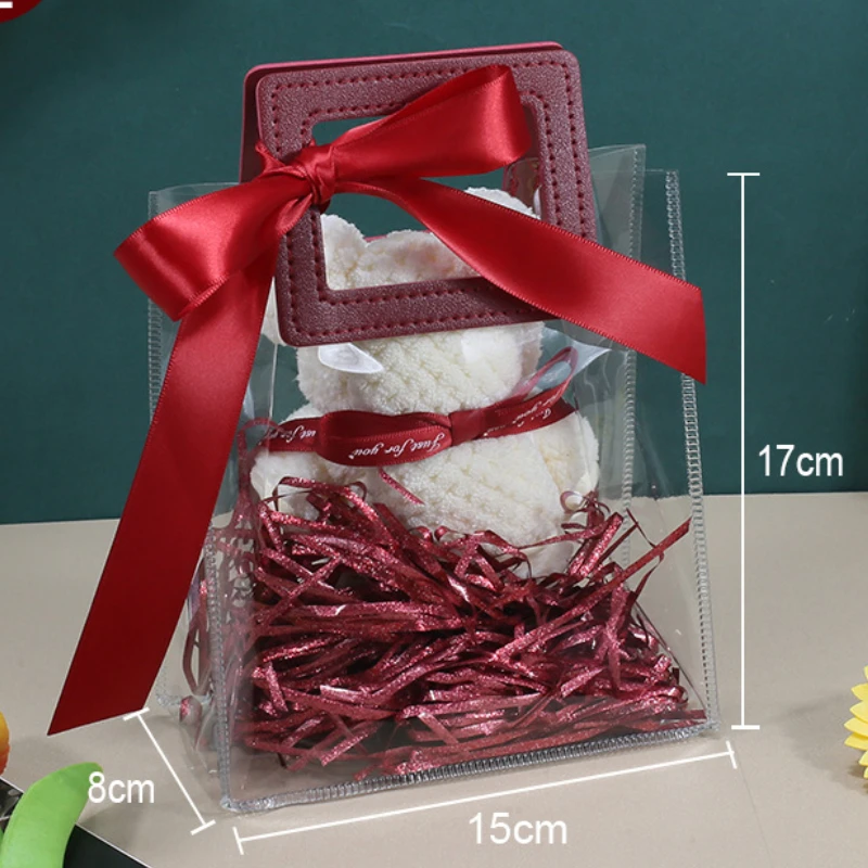 Прозрачные пакеты ПВХ для подарков