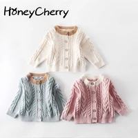 honeycherry autumn baby girl sweater new childrens sweater knit jacket top wild cardigan kids boys sweaters and tops