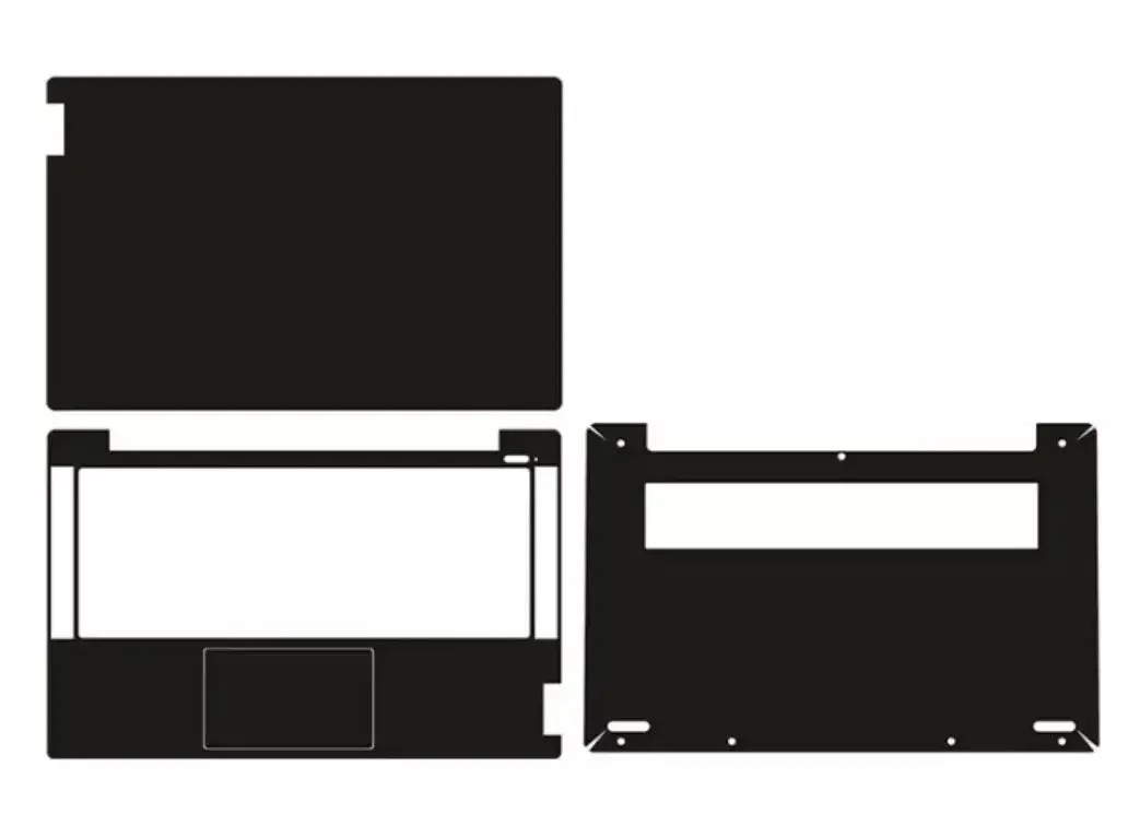 Предварительно вырезанная 1 верхняя часть + подставка для рук нижняя наклейка на