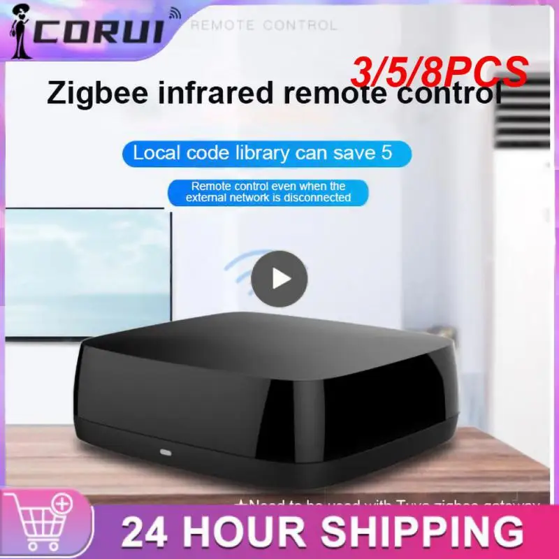 

3/5/8PCS Universal Infrared Control Smart Life Zigbee Ir Remote Control Smart Home 5v 1a Usb For Tv Dvd Aud Ac Tuya