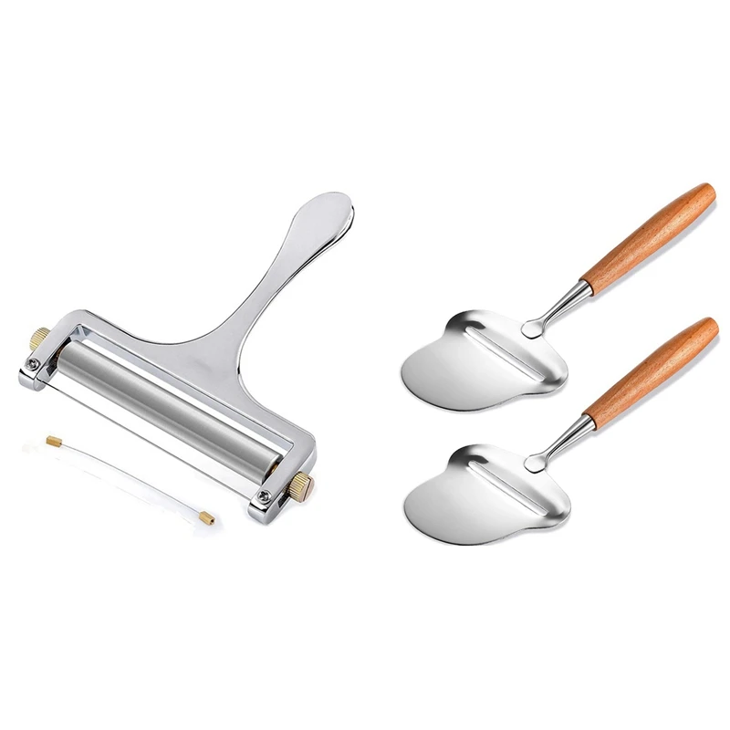 

2 набора слайсер для сыра, слайсер для сыра с регулируемой проволокой, A & B