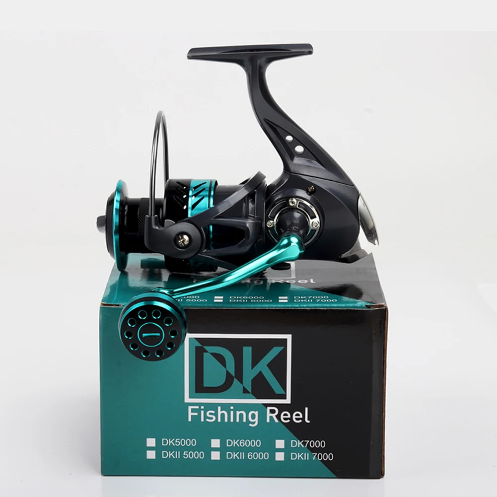 

Бренд QINGQUE, Рыболовные катушки серии DK II1000-7000, 5,2: 1, прочная передача, максимальное усилие фрикциона 10 кг, рыболовные снасти, рыба, катушка для ловли карпа, фидер