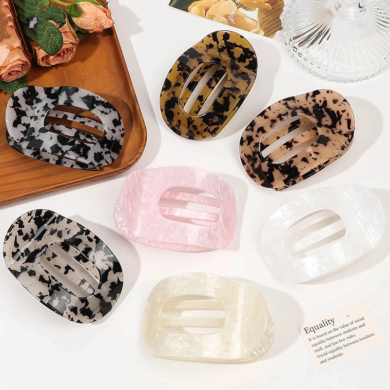 Зажимы для волос y2k плоские зажимы с сильным захватом гибкие зубья удобный