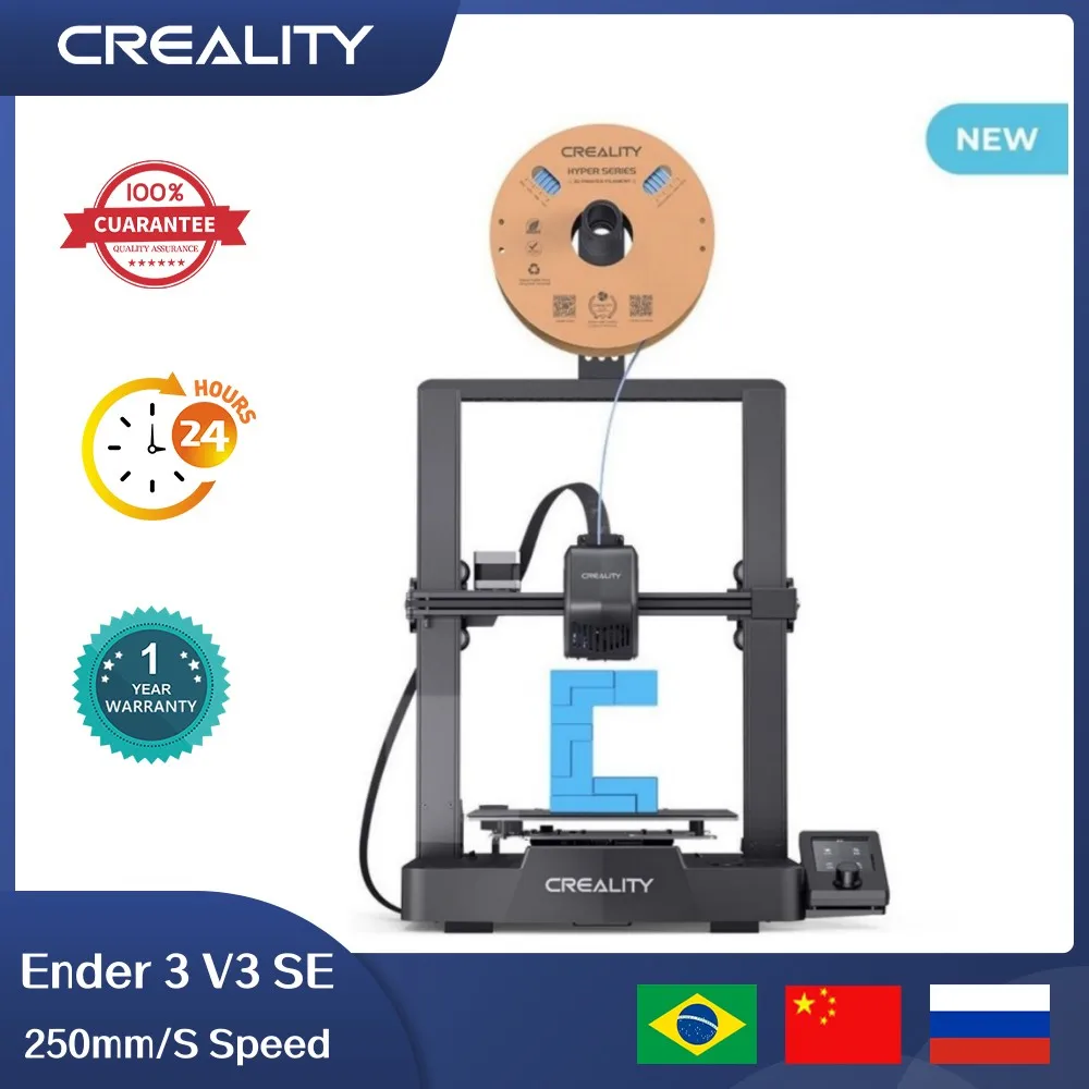 

3D-принтер CREALITY Ender 3 V3 SE, 250 мм/с, высокая скорость печати