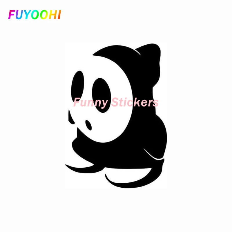 

Игровые наклейки FUYOOHI, персональные креативные Декоративные наклейки для автомобиля «Забавный парень Марио», Классические Мультяшные солн...