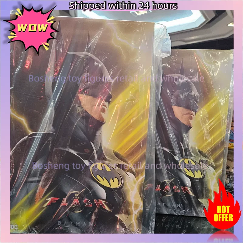 Фото Оригинальные горячие игрушки MMS712 1/6, современный костюм Бэтмена Flash's, в наличии, коллекция аниме, фигурки, модель игрушки №1