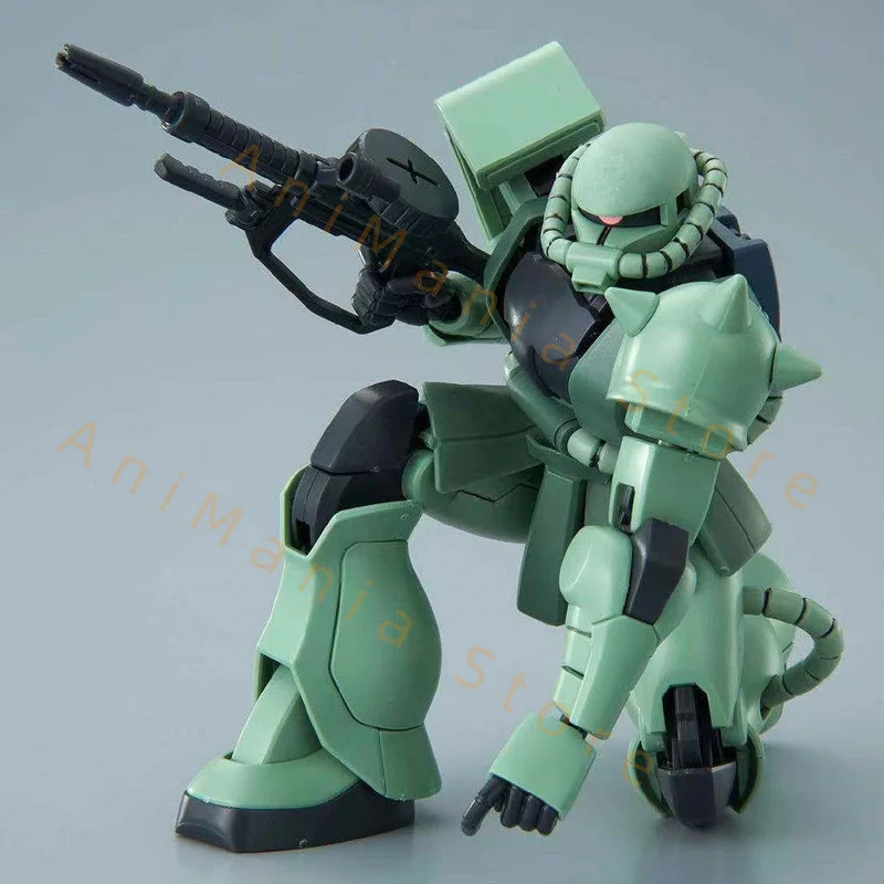 Bandai натуральная модель Gundam комплект аниме-фигурки HGUC 1/144 MS-06 Zaku II коллекция Gunpla