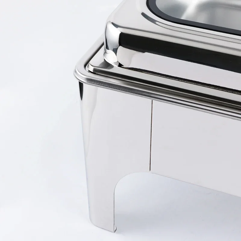 Прямоугольный набор-буфет с горячим горшком 9 0 литра набором подогрева еды на