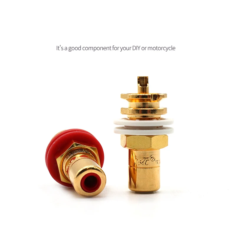 

DLHiFi Оригинальный американский СМС 816u бескислородный медный покрытый 24K золото HiFi аудио разъем RCA надпись версия для динамиков