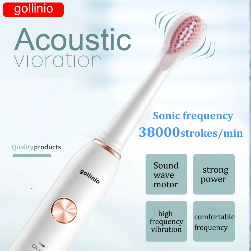 

Зубная щетка gollinio xp7 Электрическая аккумуляторная с usb-зарядкой