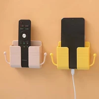 paste type mobile phone charging bracket bedroom wall punch free wall mounted bedside lazy storage