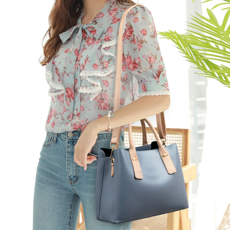 

Color Top Design Bags Women For Vacation Women Office Handbags Bags Elegant Casual Solid Messenger Fashion Women