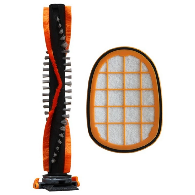 2 шт. роликовая щетка HEPA-фильтр для Philips FC6822 FC6823 FC6827 FC6908 FC6906 FC6904 запасные части